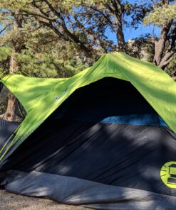 Coleman Carlsbad Dark Room Camping Tent with Screened Porch, 4/6 Person Tent Blocks 90% of Sunlight and Keeps Inside Cool, Weatherproof Tent with Easy Setup and Screened-In Porch 6-person 47 81sN JiUqAL