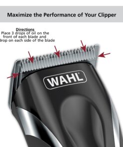 Wahl Premium Hair Clipper Blade Lubricating Oil for Clippers, Trimmers, & Blade Corrosion for Rust Prevention – 4 Fluid Ounces – Model 3310-300A 4 Fl Oz (Pack of 1) 17 81sN5C9Lf3L