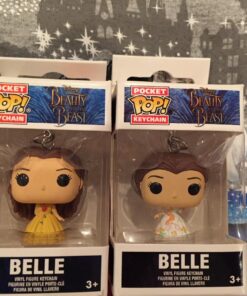 Funko Pop Keychain: Beauty & The Beast Yellow Gown Belle Toy Figure 16 81sNcqlU8eL