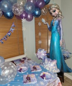 Frozen's Elsa The Snow Queen Airwalker Birthday Balloons Decoration - 57" Inches 31 81sPP4bVNGL