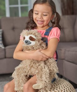 Wild Republic Cuddlekin Three Toed Sloth 12" Plush, Cuddlekins (12257) 39 81sQ2QL2nNL