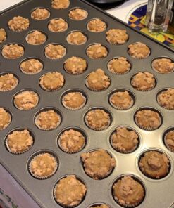 Wilton Perfect Results Non-Stick Mega Mini Muffin Pan & Mini Cupcake Pan, 48-Cup Pan, Steel Mega - Mini 48-Cup Muffin Baking Pan 47 81sQ3IIXCGL