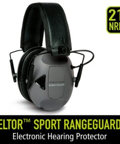 Peltor Sport RangeGuard Electronic Hearing Protector, NRR 21 dB, Ear Protection for the Range, Shooting and Hunting, Gray 30 81sQZoCyN0L