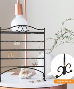 Mango Steam Jewelry Organizer for Hanging Earrings Black 27 81sQt58tBaL