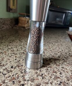 COLE & MASON Derwent Pepper Grinder - Stainless Steel Mill Includes Gourmet Precision Mechanism and Premium Peppercorns Pepper Mill 40 81sQxYInT2L