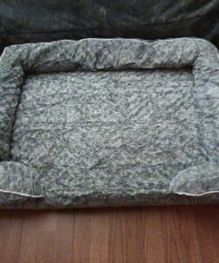 WNPETHOME Dog Beds for Extra Large Dogs, Washable, Bolster Sofa Bed with Waterproof Lining & Non-Skid Bottom, Orthopedic Egg Foam Couch for Pet Sleeping, Pet Bed 42.0"L x 30.0"W x 7.0"Th Grey 37 81sTM4ZhTAL