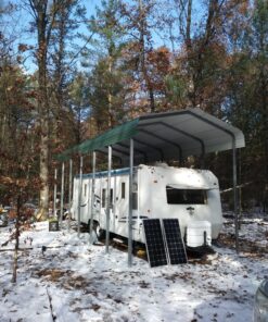 Renogy 2 Sets Solar Panel Mounting Z Brackets Lightweight Aluminum Corrosion-Free Construction for RVs, Trailers, Boats, Yachts, Wall and Other Off Gird Roof Installation, 2 Count 2 Sets Z Bracket 28 81sVRmPDK9L