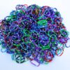 Polka Dot Color Rainbow Rubber Loom Rainbow Bands 600 Pieces with 24 "S" Clips 16 81sVYebp4uL