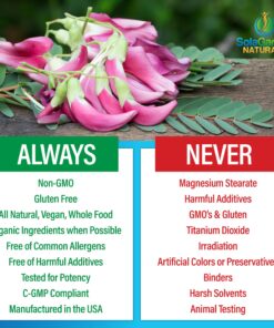 Whole Food Biotin Supplement - Contains Certified Organic Plant Based Biotin from Sesbania Agati Trees - by SolaGarden Naturals. May Support Hair, Skin and Nails. 60 Non GMO Veggie Capsules. 18 81sXGc8K2QL