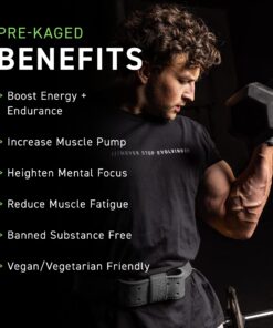 Kaged Original Pre Workout Powder | Fruit Punch | Pre-Kaged | Formulated with Creatine, Beta Alanine, Pure Caffeine | 20 Servings Pre-Kaged (Fruit Punch) 20 Servings (Pack of 1) 27 81sXN uXoaL