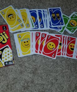 Mattel Games UNO Emoji Card Game, Gifts for Kids and Adults, Family Game, Hilarious Emojis 29 81sXm8vCJhL