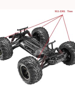 Hosim RC Car Tire ZJ01 Accessory Spare Parts 15-ZJ01 for GPTOYS S911 (2 PCS) 13 81sXxDS0wuL