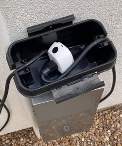 SockitBox – The Original Weatherproof Connection Box – Indoor & Outdoor Electrical Power Cord Enclosure for Timers, Extension Cables, Holiday Lights, Power Tools, Fountains & More – Size Small – Black 47 81sYrROb3L 2