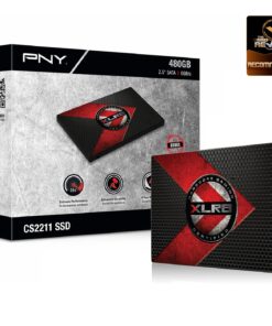 PNY CS2211 480GB Pro Gaming 2.5” SATA III MLC Internal Solid State Drive (SSD) - (SSD7CS2211-480-RB) 480 GB 25 81sZqxzeoL