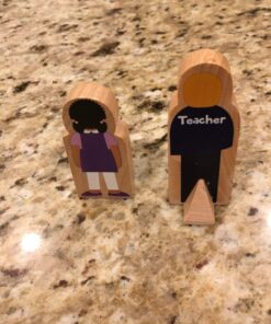 Little Professionals Wooden Character Set - Cute Wood Block People Toys for Kids & Toddlers - Open Ended STEM Pretend Play & Educational Games for Children, Boys & Girls (15-Pieces) 19 81sb8kroEvL