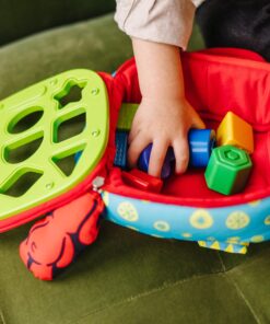 Melissa & Doug K's Kids Take-Along Shape Sorter Baby Toy With 2-Sided Activity Bag and 9 Textured Shape Blocks - Sensory / Travel /Toys For Toddlers And Infants 39 81sbXU8QyL