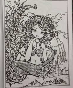 Mermaids, Fairies, & Other Girls of Whimsy Coloring Book: 50 Fan Favs 97 81scU7GM9wL