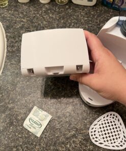 iSonic F3900 Ultrasonic Denture/Aligner/Retainer Cleaner for all dental and sleep apnea appliances, 110V 20W (tank no longer removable) , White , 0.4Pt/0.2L 01.F3900, AC110V 36 81sd5tZSKaL