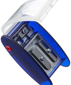 AS2M (1053121), Long Point Sharpener, sharpens in 2 steps; 2 spare blades includes. With lead pointers for 2 mm and 3.2 mm. BLUE only 1-Pack 20 81shdQ7rzYL