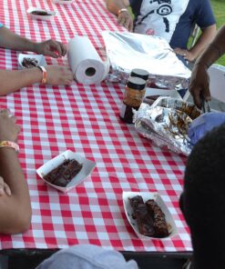 LinenTablecloth 60 x 102-Inch Rectangular Tablecloth Red & White Checker 34 81shstOQPqL 1