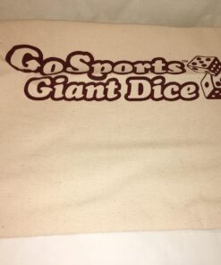 GoSports Giant Wooden Playing Dice Set with Rollzee and Farkle Scoreboard - Includes 6 Dice, Dry-Erase Scoreboard and Canvas Tote Bag - Choose 2.5 Inch or 3.5 Inch Dice) 3.5 Inch Natural Wood Dice 43 81sifouqmZL