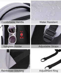 KUPRINE Travel Anti Theft Slim Durable Laptop Backpacks for Women Mens Lightweight Water Resistant College Computer Backpack Fits Most 15.6 Laptop & Tablet 52 81skTOl5DL