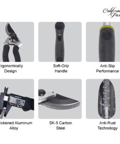 Garden Tool Set | Garden Tools Organizer Tote | Gardening Gloves Included Great Garden Tools for Woman and Men | 9 Piece Garden Accessories Tool Organizer Kit | Gardening Gifts | Gardeners Supply Green 25 81sljtfwwlL