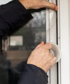 Duck Brand All Weather Indoor/Outdoor Repair Tape, Clear, 1.88-Inch x 100-Feet, Single Roll, 281230 13 81slnohkMeL