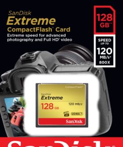 Alternative view of SanDisk 128GB Extreme CompactFlash Memory Card UDMA 7 Speed Up To 120MB/s - SDCFXSB-128G-G46