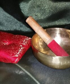 6-Inch Handmade Tibetan Singing Bowl ~ Superb B Crown Chakra Balancing ~ Best use for Meditation, Sound Healing, Cleansing, Mindfulness & Relaxation ~ Cushion & Sueded Leather wooden Mallet included 27 81snARPf9uL