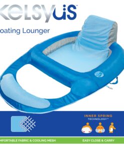 Kelsyus Spring Float Pool Lounger Chair, Light Blue Chaise 21 81snc9o wRL