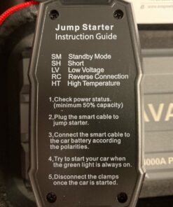 AVAPOW Car Jump Starter, 4000A Peak Battery (for All Gas or Up to 10L Diesel), Portable Booster Power Pack, 12V Auto Jump Box with LED Light, USB Quick Charge 3.0 55 81sopJusHL