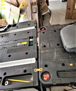 Worx Pegasus 2-in-1 Folding Work Table & Sawhorse, Easy Setup Portable Workbench, 31" W x 25" D x 32" H Lightweight Worktable with Heavy-Duty Load Capacity, WX051 - Includes 2 Clamps & 4 Clamp Dogs Worx Pegasus Work Table 57 81spHDxqQNL