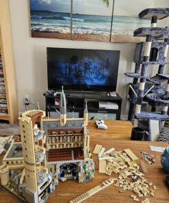LEGO Harry Potter Hogwarts Castle 71043 Building Set - Model Kit with Minifigures, Featuring Wand, Boats, and Spider Figure, Gryffindor and Hufflepuff Accessories, Collectible for Adults and Teens Standard 71 81spMYmqYiL
