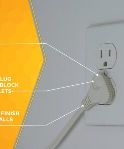 SlimLine 2237 Flat Plug Extension Cord, 2-Wire, 13-Foot, White… 13 ft 16/2 Gauge 11 81sqnpBmHsL