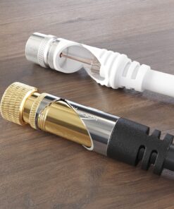 CableDirect – SAT Cable, coaxial Cable, Satellite Cable – TV Cable with Multi-Layer Shielding and Break-Proof Metal F connectors – 3ft Short (HDTV, Radio, DVB-T, DVB-C, DVB-S, DVB-S2) 3 feet 12 81svm3eQcL