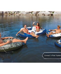 Intex River Run 1 Inflatable Floating Tube Raft for Lake, Pool 58825EP 6 Pack 25 81sypg9qzRL