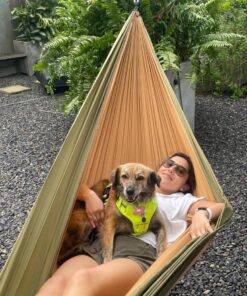 Legit Camping Hammock - Hammocks - 2 Person Hammock - Tree Hammock - Double Hammock - Portable Hammock - Outdoor Hammock - Hammock - Travel Hammock - Hammocks for Outside - Heavy Duty Hammock Army Green/Khaki 22 81szBrFQNVL