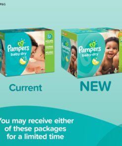 Alternative view of Pampers Baby-Dry Disposable Diapers Size 4, 180 Count, ECONOMY PACK PLUS