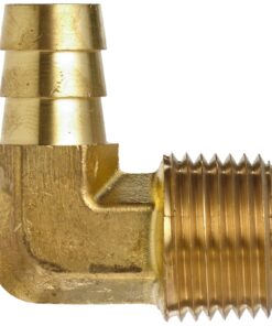 Anderson Metals Brass Hose Fitting, 90 Degree Elbow, 1/2" Barb x 3/8" Male Pipe 1/2" Barb x 3/8" NPT Male 3 81t2kEyDKYL