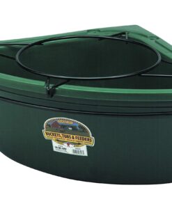 Plastic Corner Feeder Bucket (Green) - Little Giant - Durable & Useful Space Saving Corner Feed Trough (26 Quart) (Item No. PCF6GREEN) 4 81t2kb3C0CL