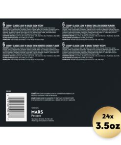 Alternative view of CESAR Adult Wet Dog Food Classic Loaf in Sauce Poultry Variety Pack,. Easy Peel Trays with Real Chicken, Turkey or Duck, 3.5 Ounce (Pack of 24) 3.5 Ounce (Pack of 24) multi