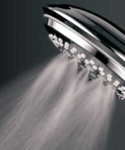 DreamSpa 3-way Shower Combo PLUS Instant-Mount Drill-Free Slide Bar - Enjoy Overhead & Handheld Shower Head with Height/Angle Adjustable Bracket and Stainless Steel Hose for Ultimate Convenience! 4" + 4" Shower Head Combo w/ Slide Bar 21 81t33SGAnvL 1