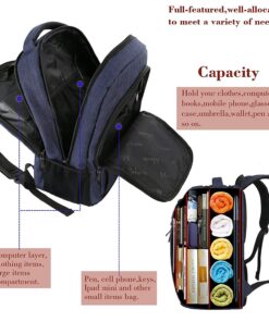 MATEIN Laptop Backpack,Slim Travel Backpack with Laptop Compartment for Men Women,College Daypack Gift Computer Bag fits 15.6 Inch Notebook, Blue 39 81t4NVYr0L