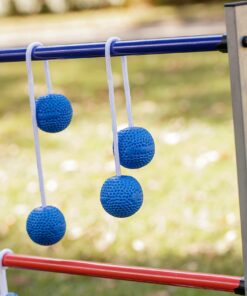 Triumph Premium Ladder Toss Outdoor Game Set with 6 Soft Bola Balls, Travel Carrying Case and Score Trackers - Choose Between Classic and All Pro Series All Pro Steel 30 81t6IxixS0L