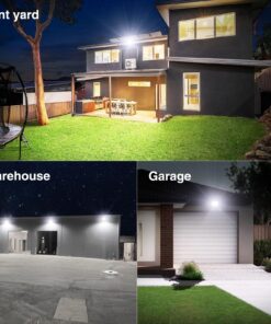 Onforu 2 Pack 60W LED Flood Light, 6000lm, IP66 Waterproof Work Light with Plug, 6500K Daylight White Super Bright Security Light for Outdoor, Yard, Garden, Garage, Lawn 60.0 Watts 31 81t8j6PVTSL