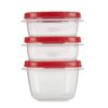 Rubbermaid Easy Find Lids Food Storage Containers, Racer Red, 6-Piece Set 6 piece 5 81tANc3FAYL