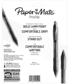 Paper Mate 1960662 Profile Retractable Ballpoint Pens, Assorted Colors, 8-Count 20 81tCJzVbMDL