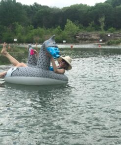 GoFloats Dragon Party Tube Inflatable Rafts - Choose From Fire Dragon and Ice Dragon, Pool Floats for Adults and Kids Ice Dragon Party Tube 41 81tCd 41wtL