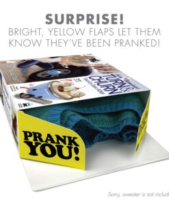 Prank Pack, Turn & Churn Gift Box, Wrap Your Real Present in a Funny Authentic Prank-O Gag Present Box | Novelty Gift Box for Pranksters 16 81tEYtykprL
